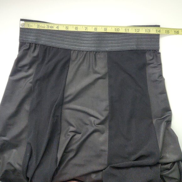 Viviana Gabeiras Black Maxi Long Skirt elastic waist mesh mixed media Size M - Picture 5 of 9